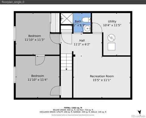 Floorplan - 19466 E Purdue Pl, Aurora, CO 80013 photo 2 of 3