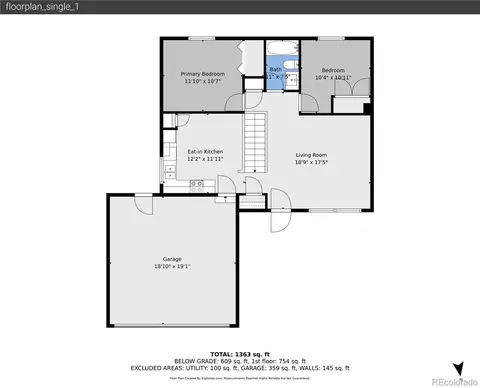Floorplan - 19466 E Purdue Pl, Aurora, CO 80013 photo 1 of 3