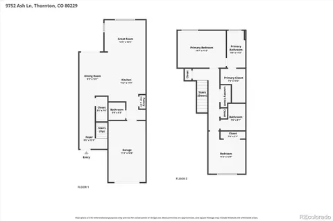 Floorplan - 9752 Ash Ln, Thornton, CO 80229 photo 1 of 3