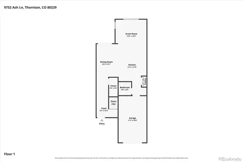 Floorplan - 9752 Ash Ln, Thornton, CO 80229 photo 2 of 3