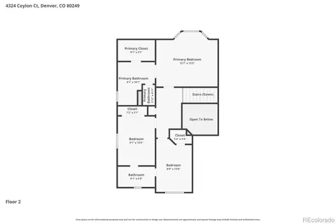 Floorplan - 4324 Ceylon Ct, Denver, CO 80249 photo 2 of 4