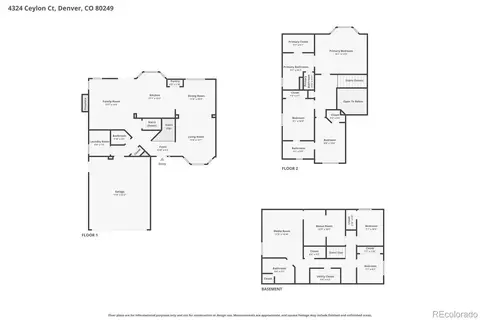 Floorplan - 4324 Ceylon Ct, Denver, CO 80249 photo 1 of 4
