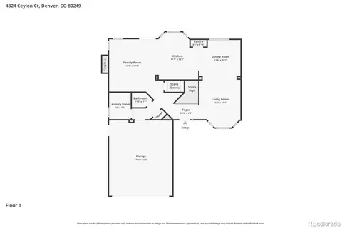 Floorplan - 4324 Ceylon Ct, Denver, CO 80249 photo 3 of 4