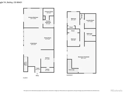 Floorplan - 469 Eagle Trl, Bailey, CO 80421 photo 3 of 3