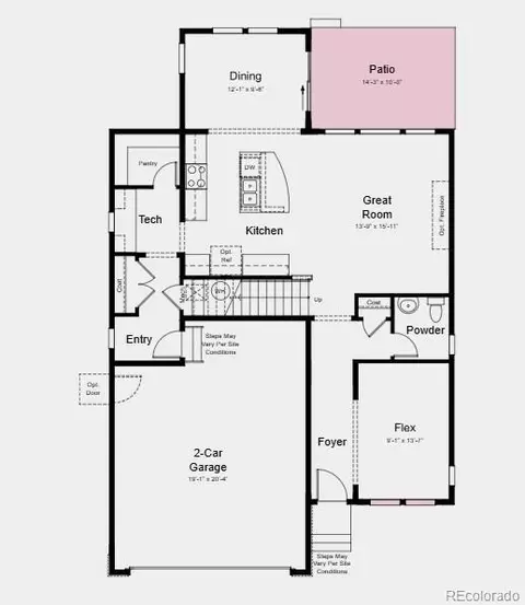 Floorplan - 16945 W 92nd Loop, Arvada, CO 80007 photo 1 of 2