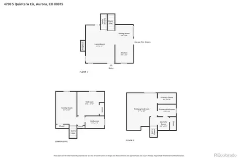 Floorplan - 17809 E Princeton Pl, Aurora, CO 80013 photo 1 of 1
