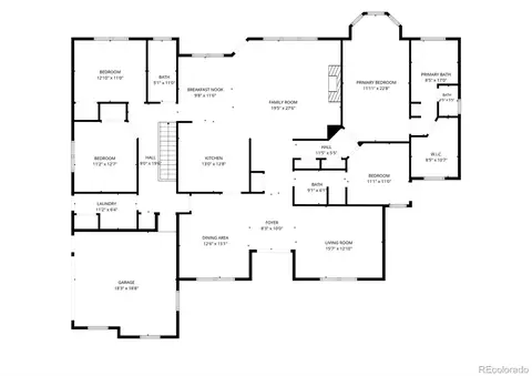 Floorplan - 13291 N Harback Rd, Bennett, CO 80102 photo 1 of 2
