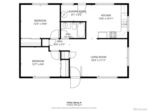 Floorplan - 2000-2010 Jay St, Edgewater, CO 80214 photo 1 of 2