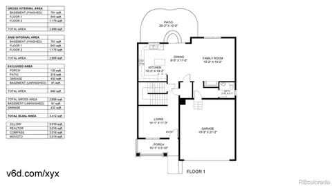Floorplan - 3365 E 141st Ave, Thornton, CO 80602 photo 2 of 3