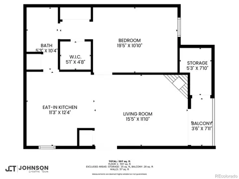 Floorplan - 7369 S Gore Range Rd #208, Littleton, CO 80127 photo 1 of 1