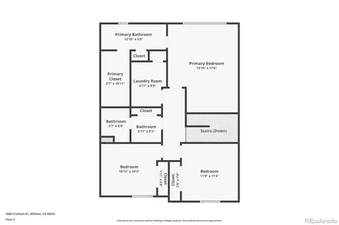 Floorplan - 2006 Traildust Dr, Milliken, CO 80543 photo 2 of 3