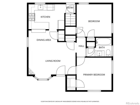 Floorplan - 3115 N Steele St, Denver, CO 80205 photo 2 of 3