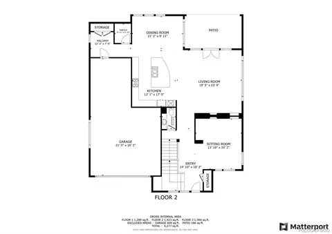 Floorplan - 4234 E Dickenson Pl, Denver, CO 80222 photo 1 of 3