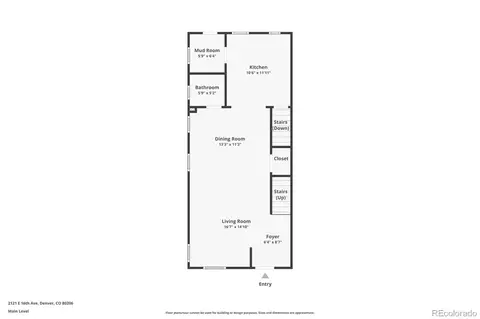 Floorplan - 2121 E 16th Ave, Denver, CO 80206 photo 1 of 2