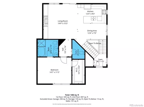 Floorplan - 5552 Killarney St, Denver, CO 80249 photo 2 of 3