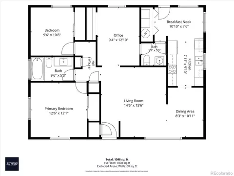 Floorplan - 2010 Kendall St, Edgewater, CO 80214 photo 1 of 1