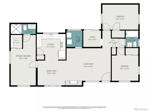 Floorplan - 1970 Quebec St, Denver, CO 80220 photo 1 of 1