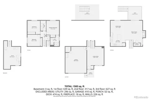 Floorplan - 11664 Marlowe Pl, Morrison, CO 80465 photo 1 of 4