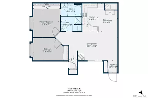 Floorplan - 3281 E 103rd Pl #1410, Thornton, CO 80229 photo 1 of 1