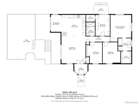 Floorplan - 236 Summit Dr, Bailey, CO 80421 photo 1 of 3