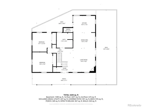 Floorplan - 410 Spring Dr, Pine, CO 80470 photo 1 of 3