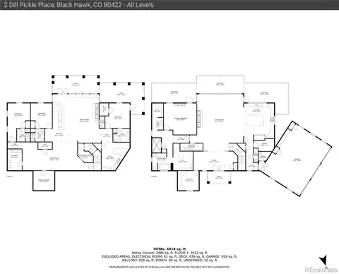Floorplan - 2 Dill Pickle Pl, Black Hawk, CO 80422 photo 3 of 3