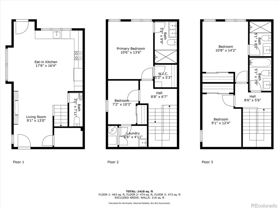 Floorplan - 1372 Lowell Blvd #1, Denver, CO 80204 photo 1 of 1