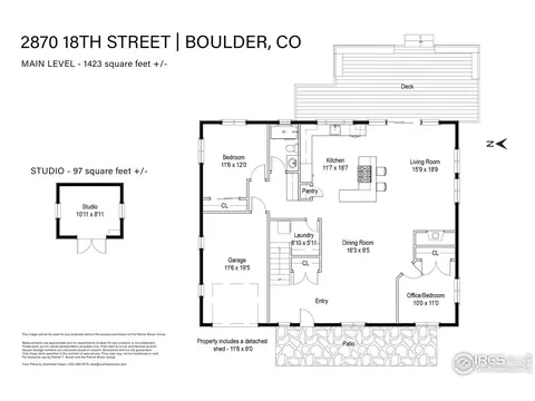 Floorplan - 2870 18th St, Boulder, CO 80304 photo 1 of 2