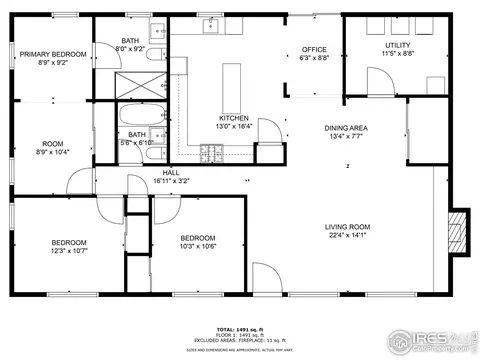 Floorplan - 2749 S Glencoe St, Denver, CO 80222 photo 1 of 1