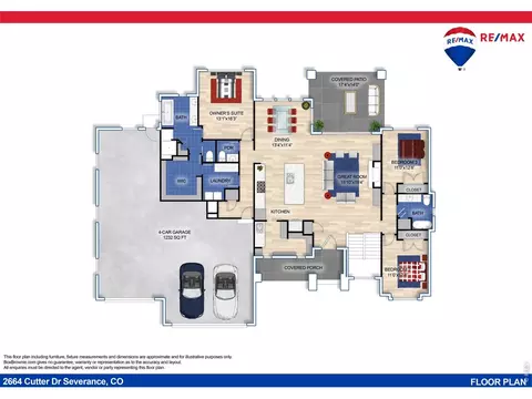 Floorplan - 2664 Cutter Dr, Severance, CO 80524 photo 1 of 1