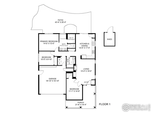 Floorplan - 409 Peabody St, Castle Rock, CO 80104 photo 1 of 1