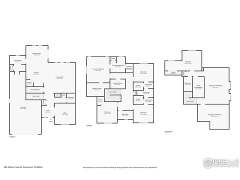 Floorplan - 963 Milner Pass Rd, Severance, CO 80550 photo 1 of 1
