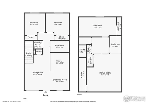 Floorplan - 1303 Darrell Rd, Evans, CO 80620 photo 3 of 3