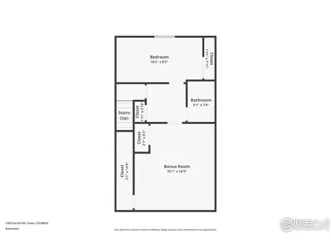 Floorplan - 1303 Darrell Rd, Evans, CO 80620 photo 2 of 3