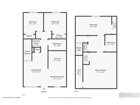 Floorplan - 1303 Darrell Rd, Evans, CO 80620 photo 3 of 3