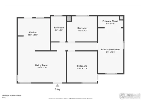Floorplan - 2885 Quebec St, Denver, CO 80207 photo 1 of 1