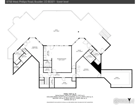 Floorplan - 8758 W Phillips Rd, Boulder, CO 80301 photo 2 of 2