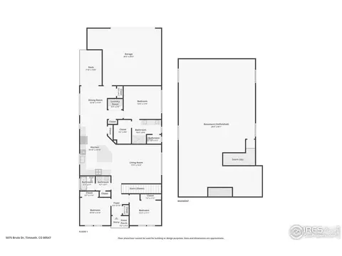 Floorplan - 5075 Brule Dr, Timnath, CO 80547 photo 3 of 3