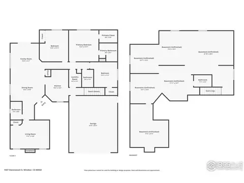 Floorplan - 1507 Stonewood Ct, Windsor, CO 80550 photo 2 of 2