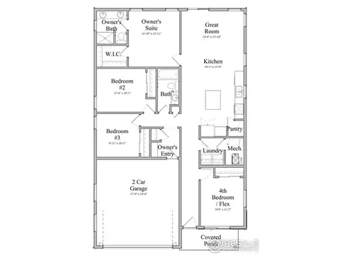 Floorplan - 531 85th Ave Ct, Greeley, CO 80634 photo 1 of 1