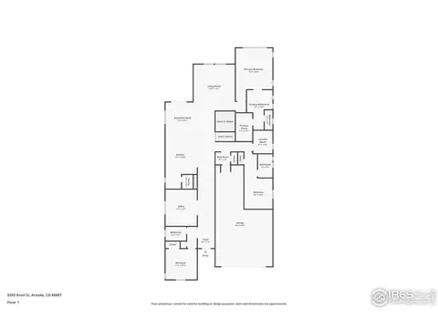 Floorplan - 9393 Anvil St, Arvada, CO 80007 photo 1 of 2