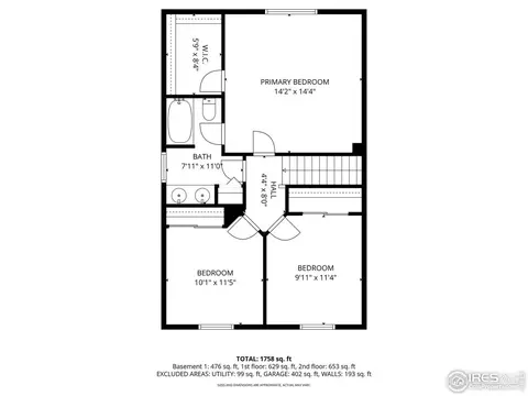 Floorplan - 10516 Sunburst Ave, Firestone, CO 80504 photo 2 of 3