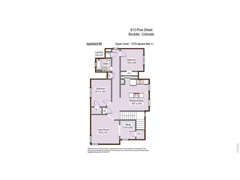 Floorplan - 613 Pine St, Boulder, CO 80302 photo 2 of 2