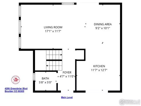 Floorplan - 4286 Greenbriar Blvd, Boulder, CO 80305 photo 2 of 3