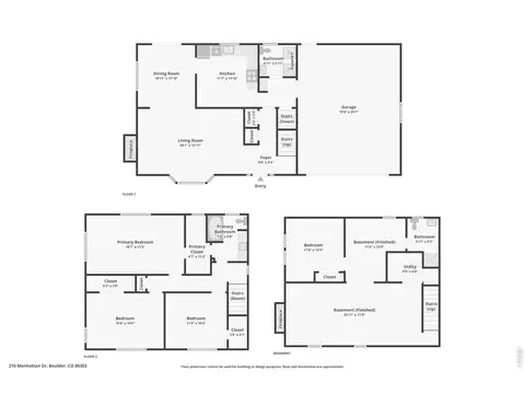 Floorplan - 210 Manhattan Dr, Boulder, CO 80303 photo 1 of 1