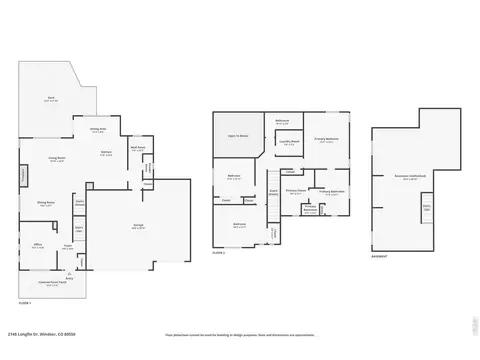Floorplan - 2145 Longfin Dr, Windsor, CO 80550 photo 2 of 2