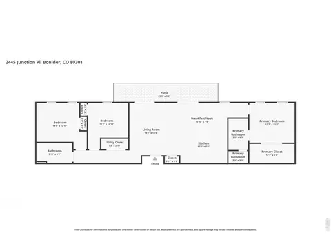 Floorplan - 2445 Junction Pl #303, Boulder, CO 80301 photo 1 of 1