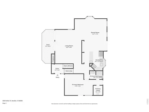 Floorplan - 2020 Kohler Dr, Boulder, CO 80305 photo 3 of 3