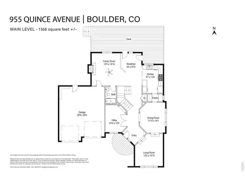 Floorplan - 995 Quince Ave, Boulder, CO 80304 photo 1 of 3