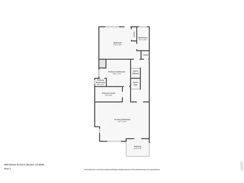 Floorplan - 5055 Ralston St #A, Boulder, CO 80304 photo 2 of 4
